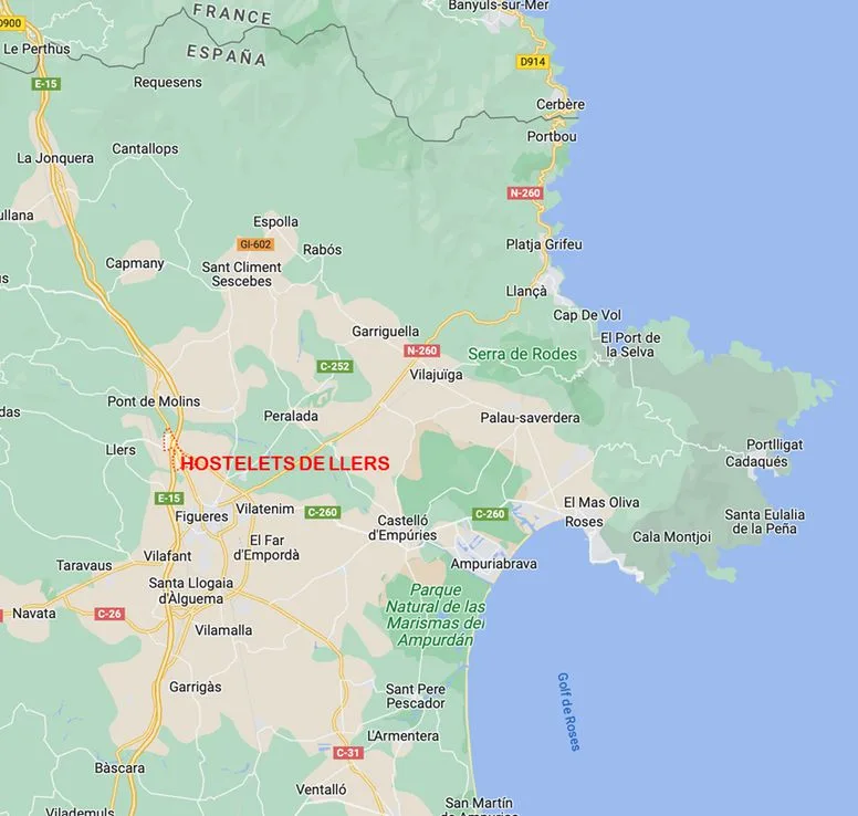 Mapa Residencial Llers a l'Empordà